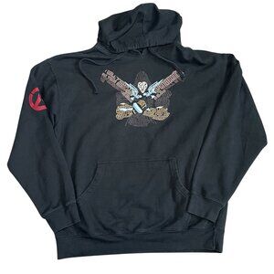 Blizzard World Of Warcraft Hoodie Sweatshirt Men’s Sz L Overwatch Reaper Black